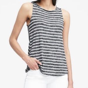 Banana Republic luxespun Striped tank top